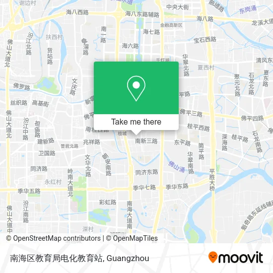 南海区教育局电化教育站 map