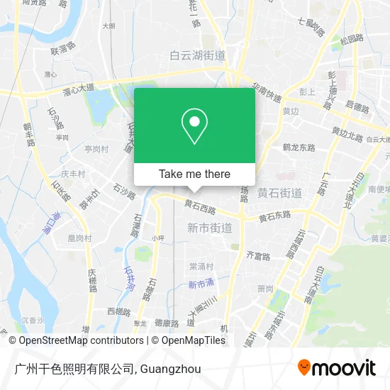 广州干色照明有限公司 map