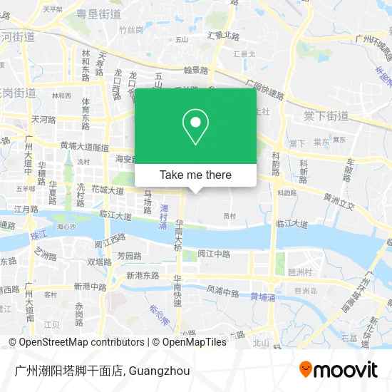 广州潮阳塔脚干面店 map