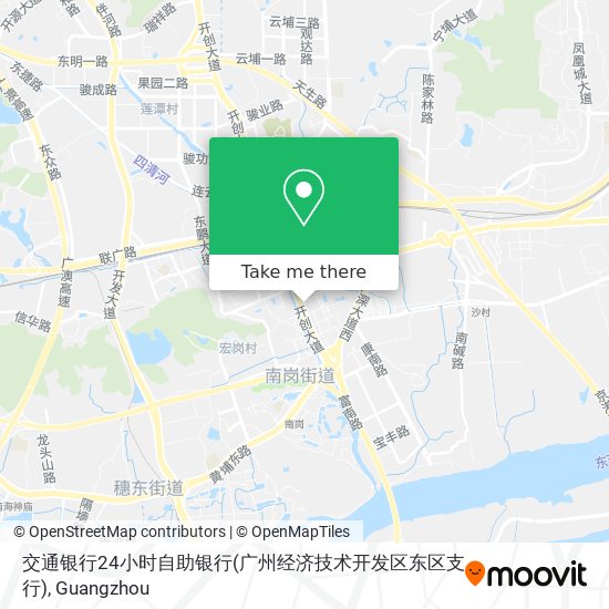 交通银行24小时自助银行(广州经济技术开发区东区支行) map