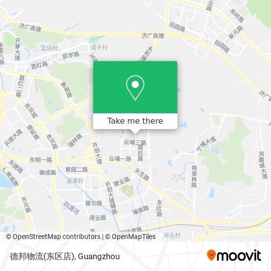 德邦物流(东区店) map
