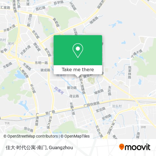 佳大·时代公寓-南门 map
