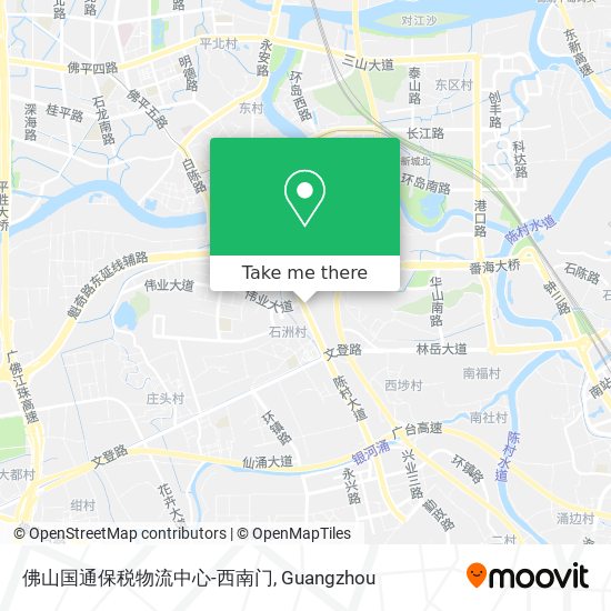 佛山国通保税物流中心-西南门 map