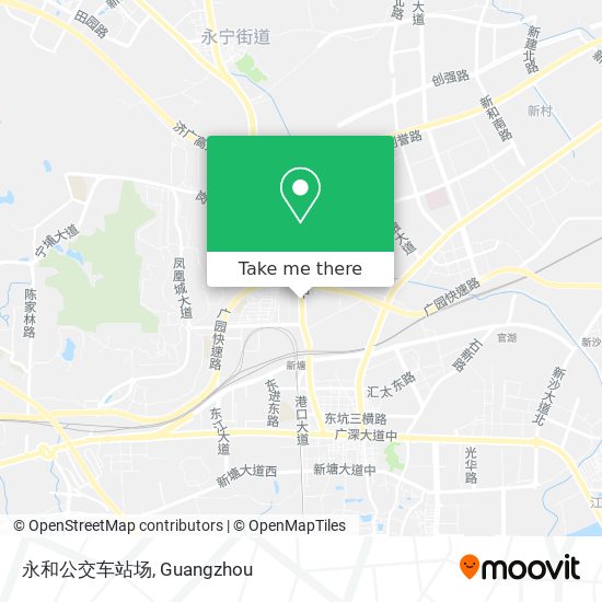 永和公交车站场 map
