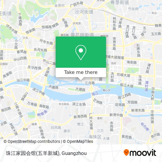珠江家园会馆(五羊新城) map