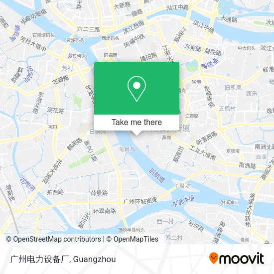 广州电力设备厂 map