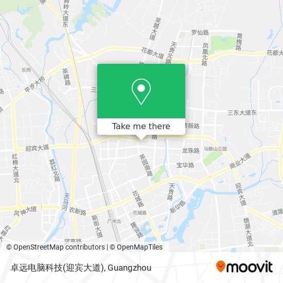 卓远电脑科技(迎宾大道) map