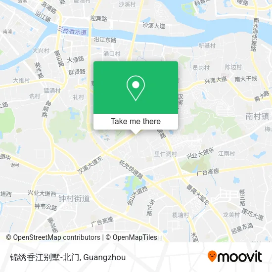 锦绣香江别墅-北门 map