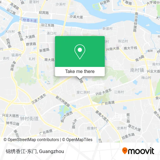 锦绣香江-东门 map