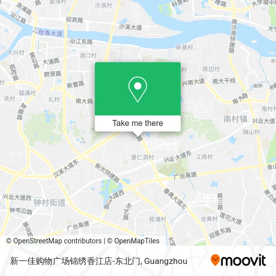 新一佳购物广场锦绣香江店-东北门 map