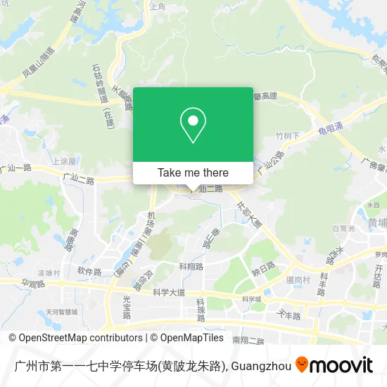 广州市第一一七中学停车场(黄陂龙朱路) map