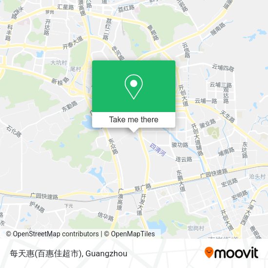 每天惠(百惠佳超市) map
