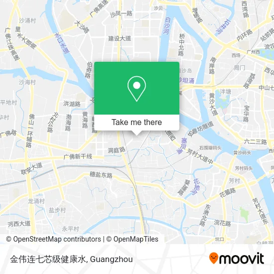 金伟连七芯级健康水 map