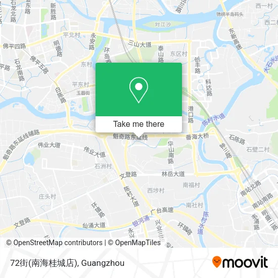 72街(南海桂城店) map