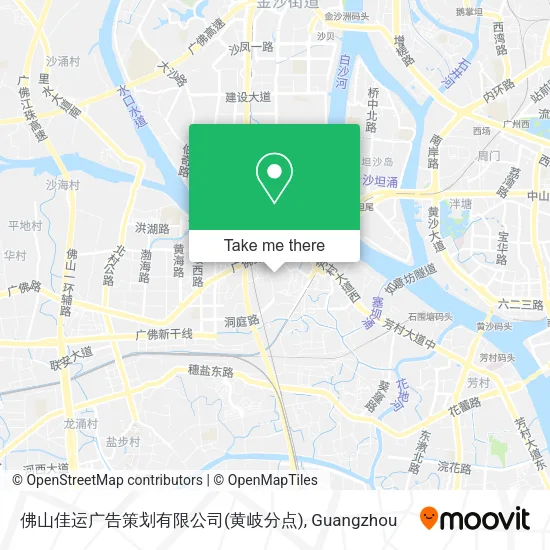 佛山佳运广告策划有限公司(黄岐分点) map