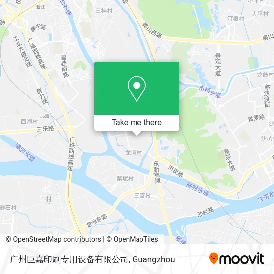 广州巨嘉印刷专用设备有限公司 map