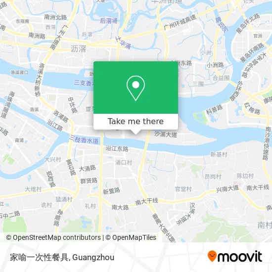 家喻一次性餐具 map