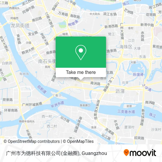 广州市为德科技有限公司(金融圈) map