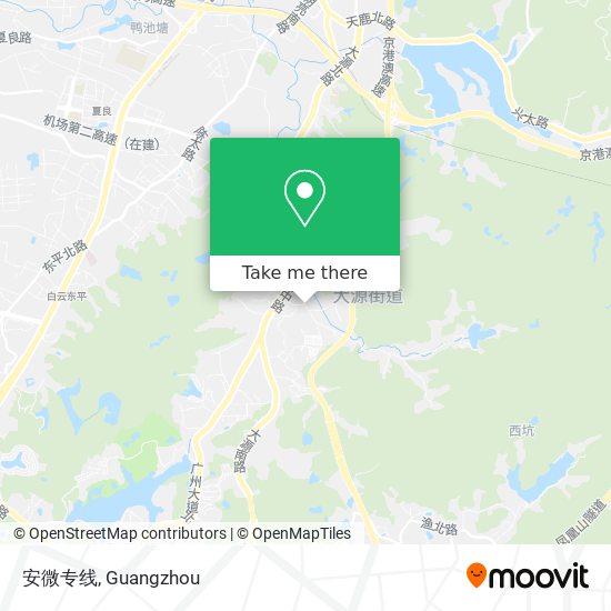 安微专线 map