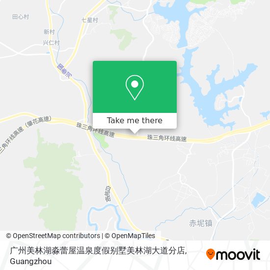 广州美林湖淼蕾屋温泉度假别墅美林湖大道分店 map