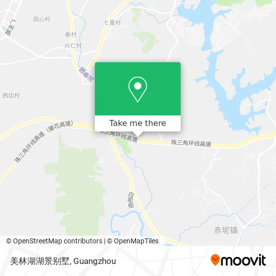 美林湖湖景别墅 map