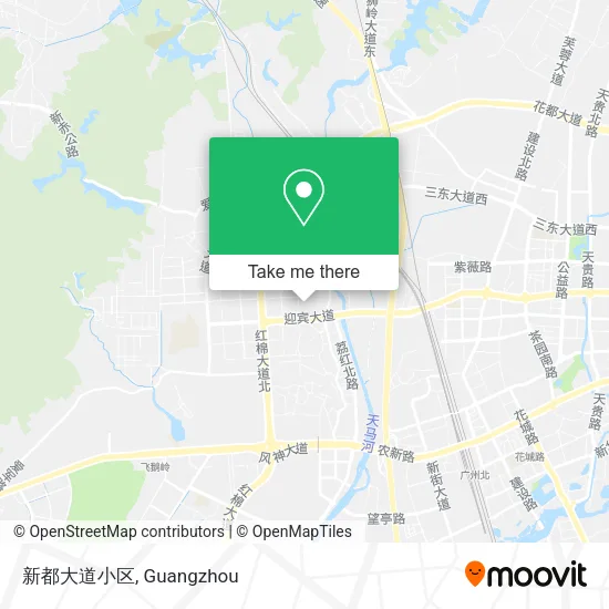 新都大道小区 map