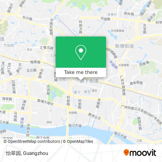 怡翠园 map