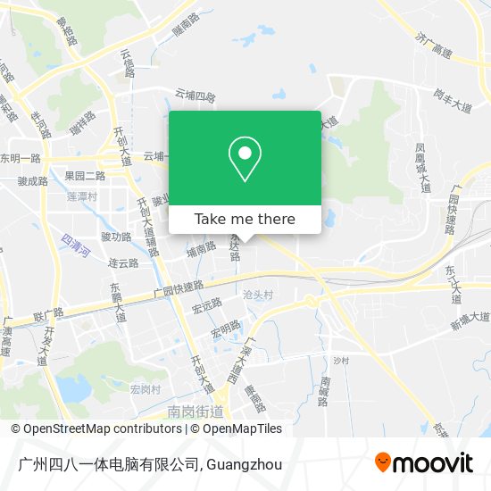 广州四八一体电脑有限公司 map