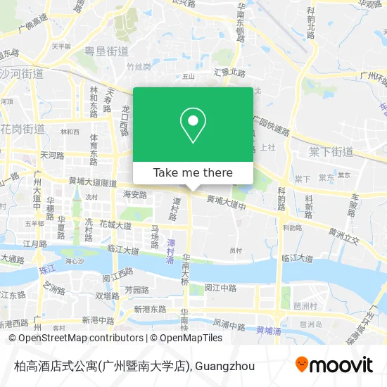 柏高酒店式公寓(广州暨南大学店) map