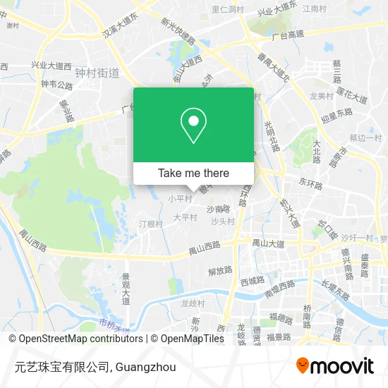 元艺珠宝有限公司 map