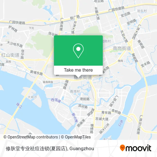 修肤堂专业祛痘连锁(夏园店) map