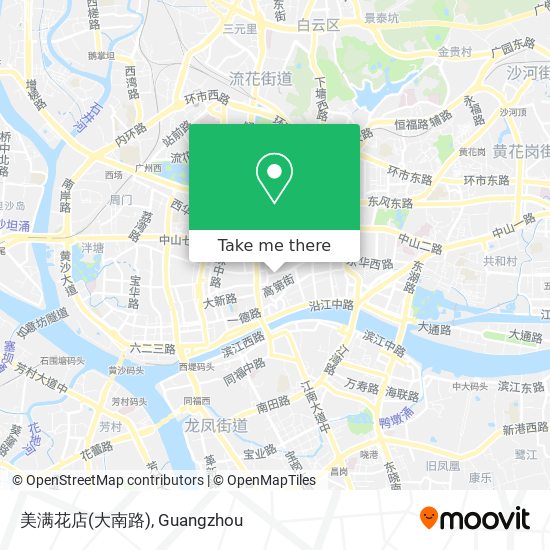 美满花店(大南路) map