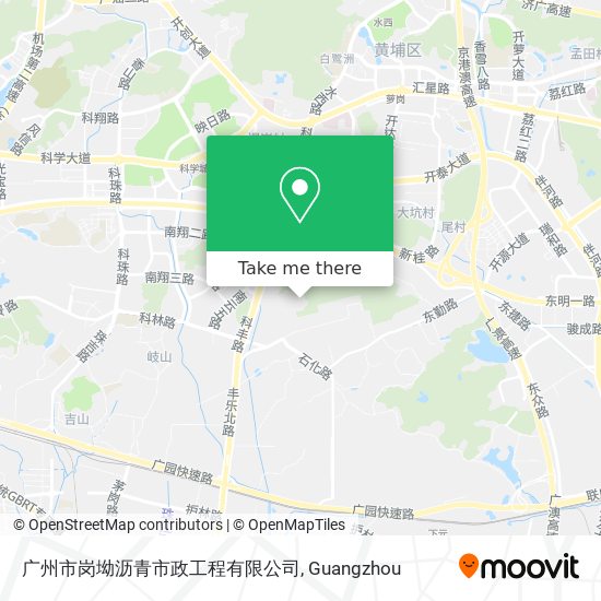 广州市岗坳沥青市政工程有限公司 map