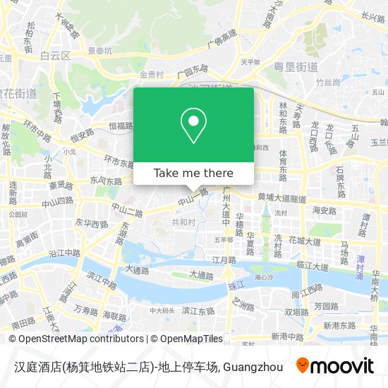 汉庭酒店(杨箕地铁站二店)-地上停车场 map