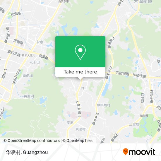 华凌村 map