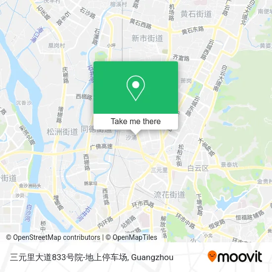 三元里大道833号院-地上停车场 map