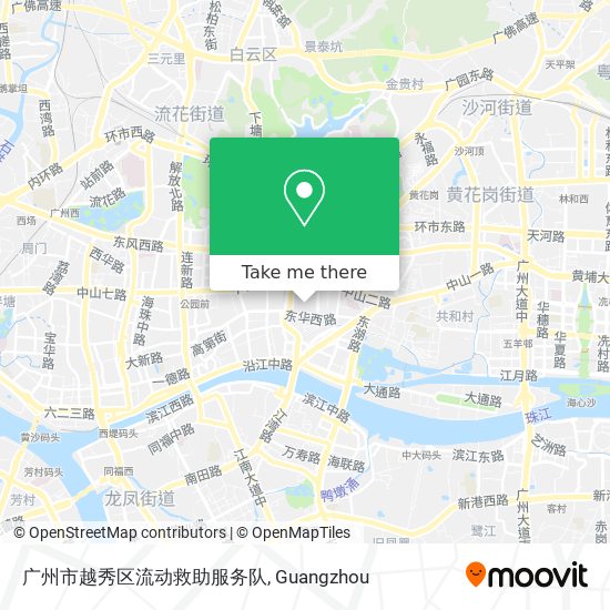 广州市越秀区流动救助服务队 map