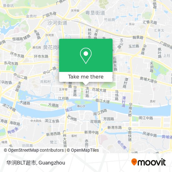 华润BLT超市 map