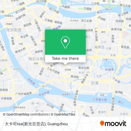 大卡司tea(新光百货店) map