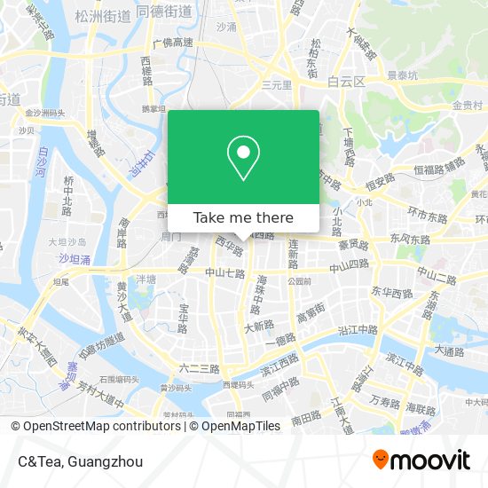 C&Tea map