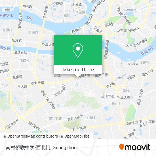 南村侨联中学-西北门 map