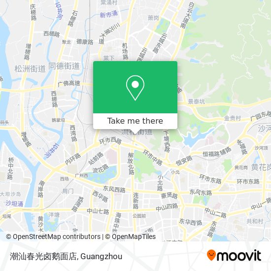 潮汕春光卤鹅面店 map