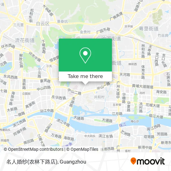 名人婚纱(农林下路店) map