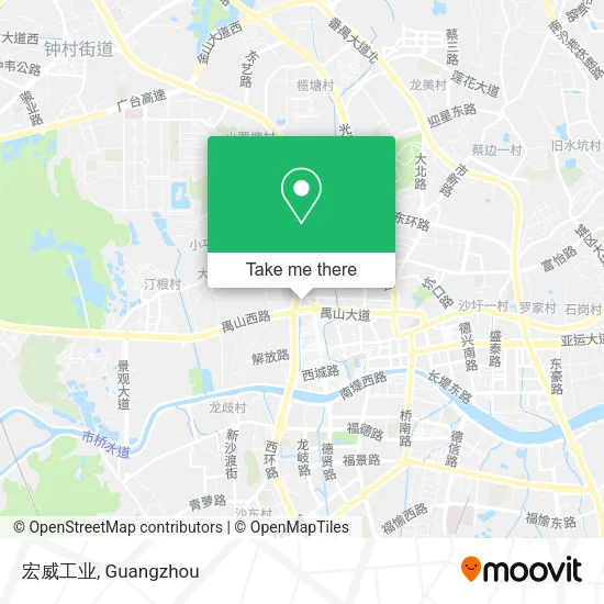 宏威工业 map