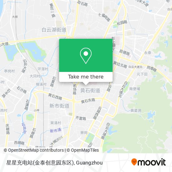 星星充电站(金泰创意园东区) map