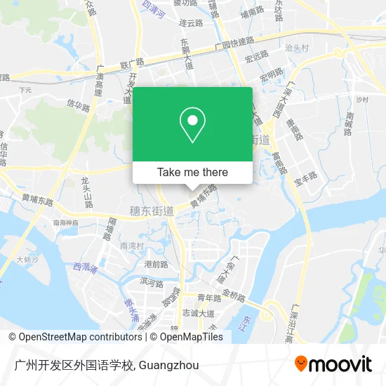 广州开发区外国语学校 map
