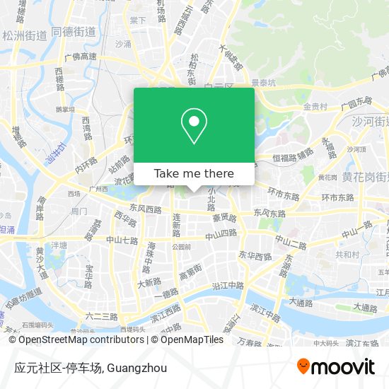 应元社区-停车场 map
