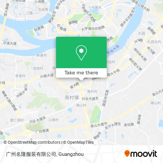 广州名隆服装有限公司 map