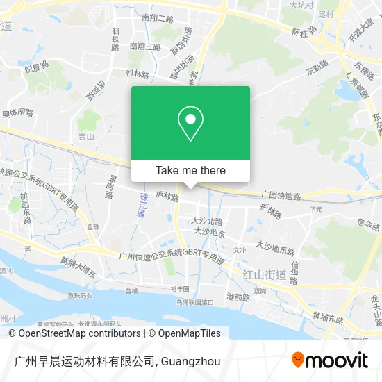 广州早晨运动材料有限公司 map