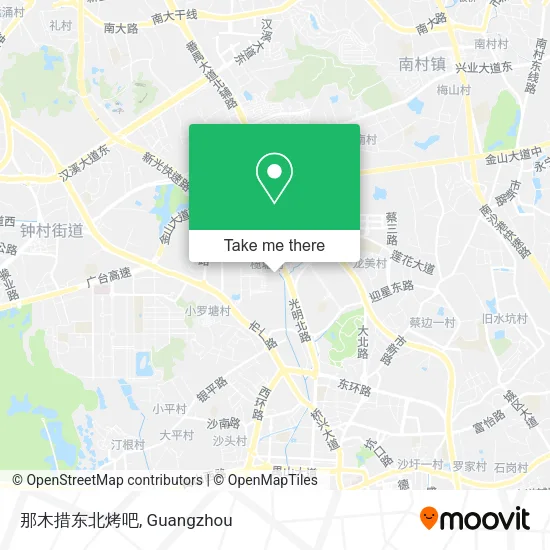 那木措东北烤吧 map